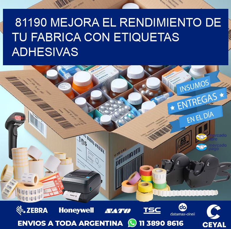 81190 MEJORA EL RENDIMIENTO DE TU FABRICA CON ETIQUETAS ADHESIVAS