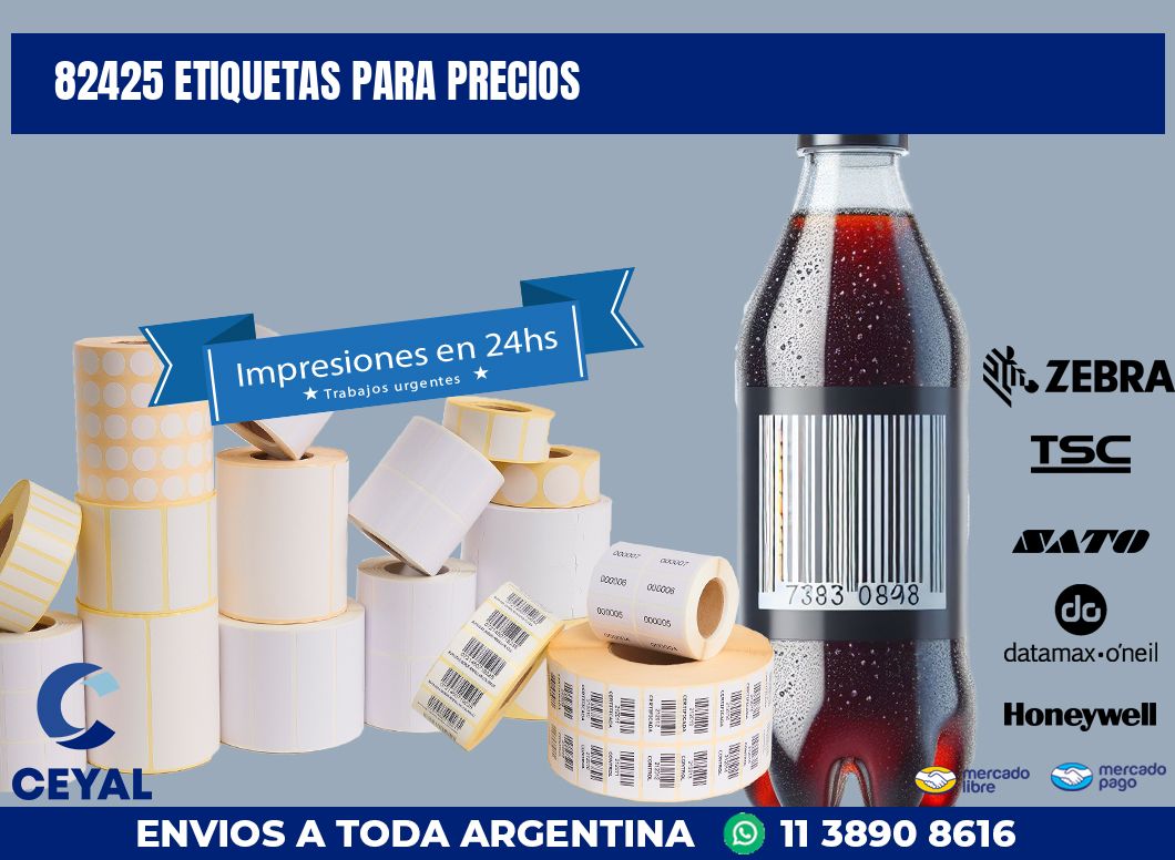 82425 ETIQUETAS PARA PRECIOS