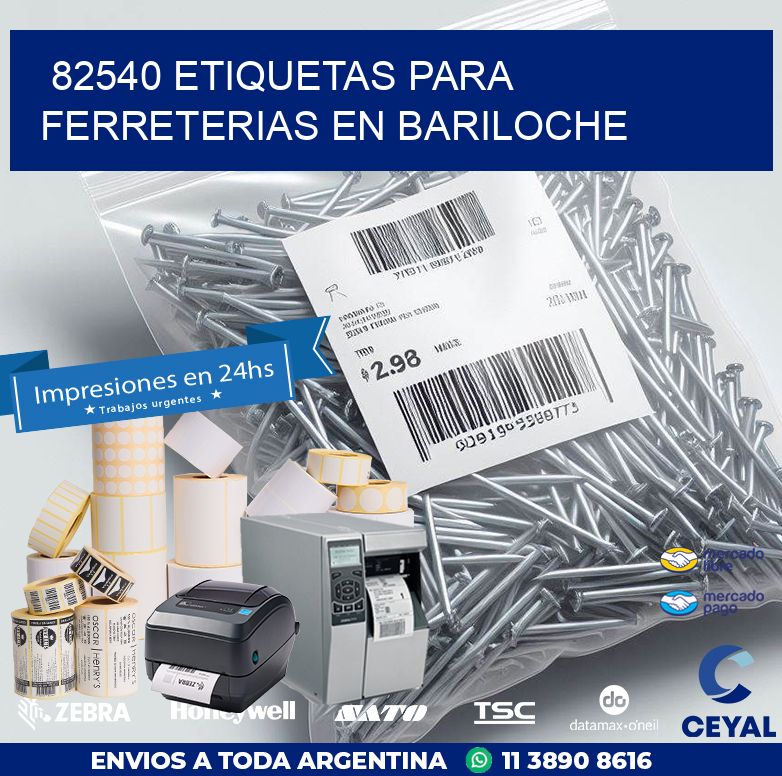 82540 ETIQUETAS PARA FERRETERIAS EN BARILOCHE