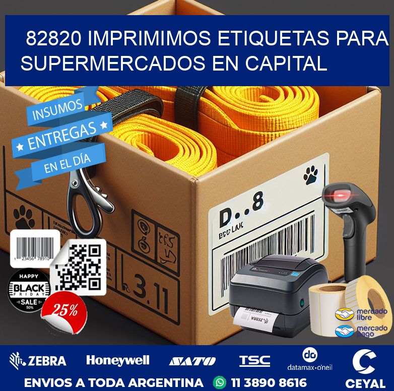82820 IMPRIMIMOS ETIQUETAS PARA SUPERMERCADOS EN CAPITAL