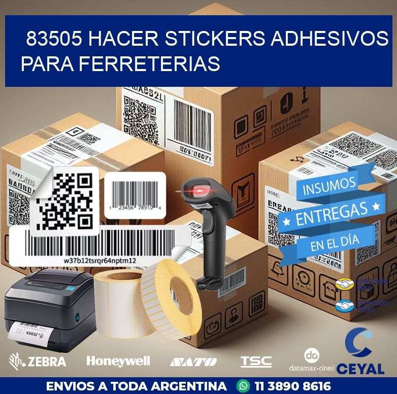 83505 HACER STICKERS ADHESIVOS PARA FERRETERIAS