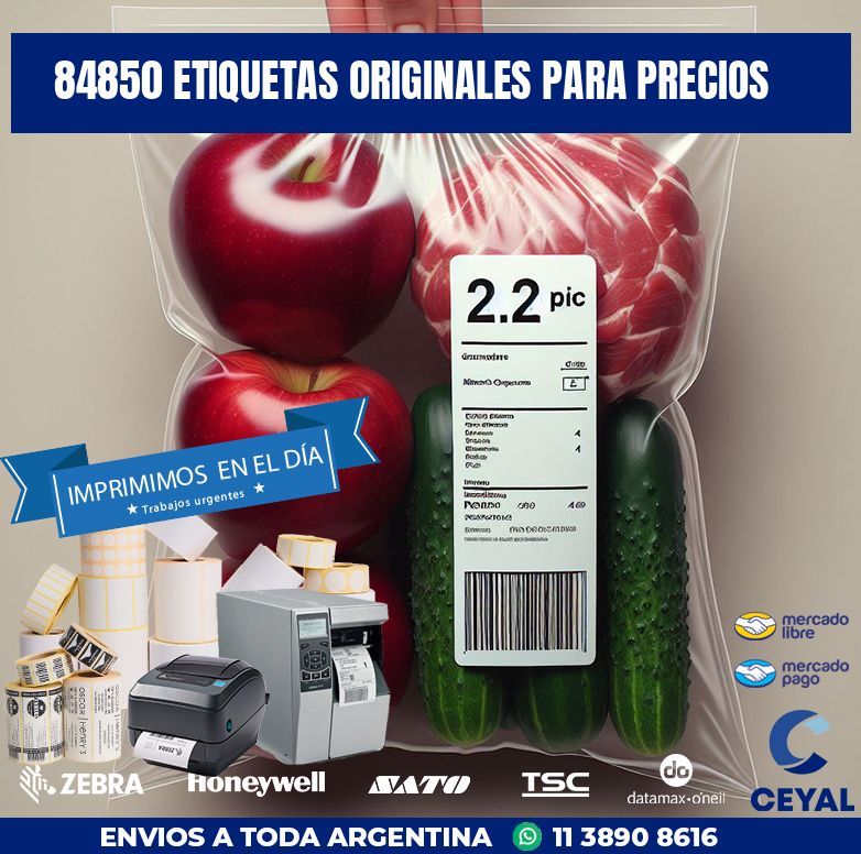 84850 ETIQUETAS ORIGINALES PARA PRECIOS
