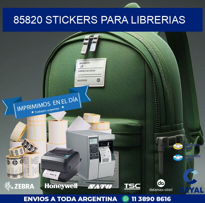 85820 STICKERS PARA LIBRERIAS