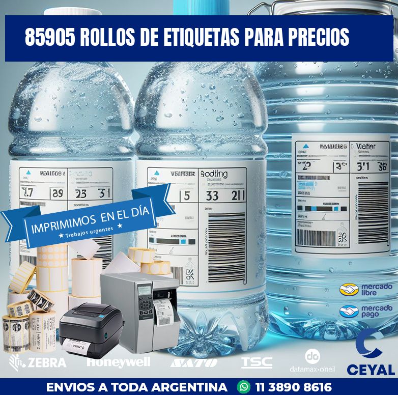 85905 ROLLOS DE ETIQUETAS PARA PRECIOS