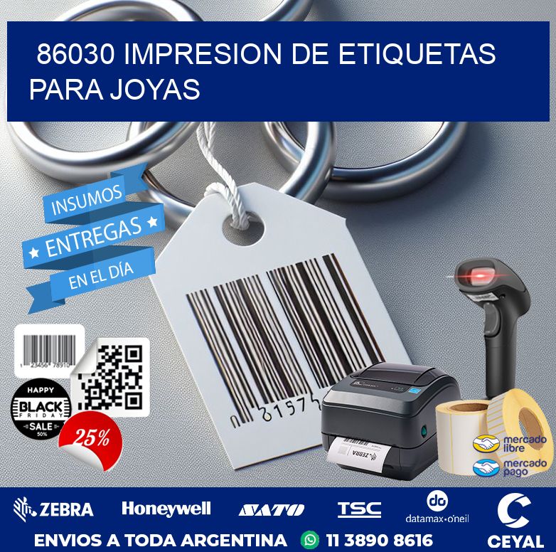 86030 IMPRESION DE ETIQUETAS PARA JOYAS