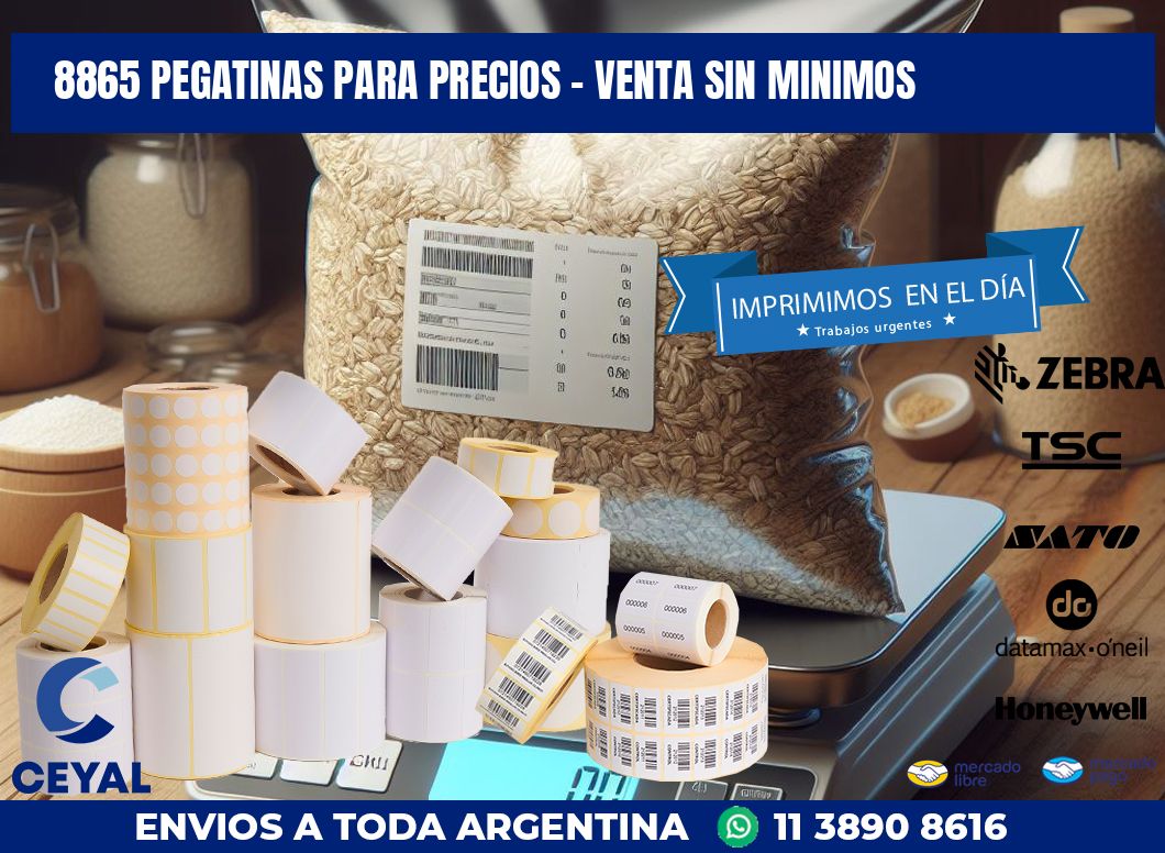 8865 PEGATINAS PARA PRECIOS - VENTA SIN MINIMOS