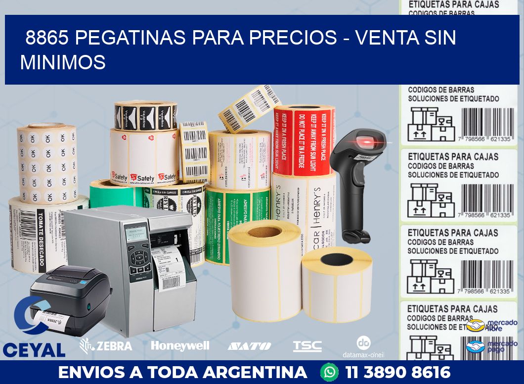 8865 PEGATINAS PARA PRECIOS - VENTA SIN MINIMOS
