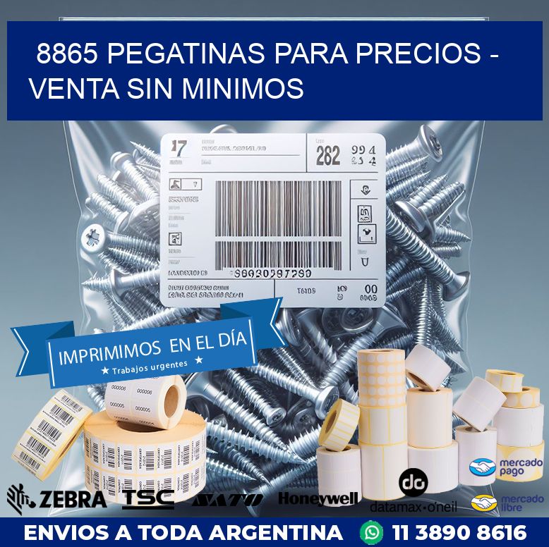8865 PEGATINAS PARA PRECIOS – VENTA SIN MINIMOS