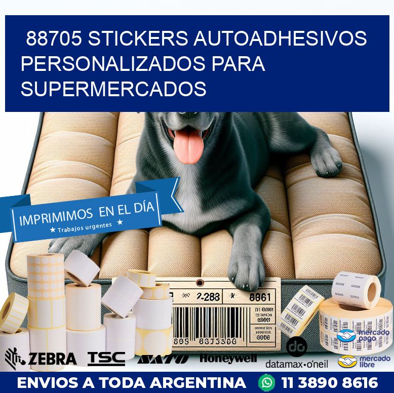 88705 STICKERS AUTOADHESIVOS PERSONALIZADOS PARA SUPERMERCADOS