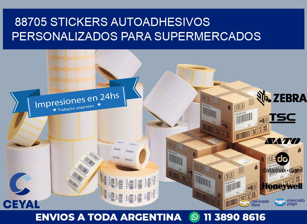 88705 STICKERS AUTOADHESIVOS PERSONALIZADOS PARA SUPERMERCADOS