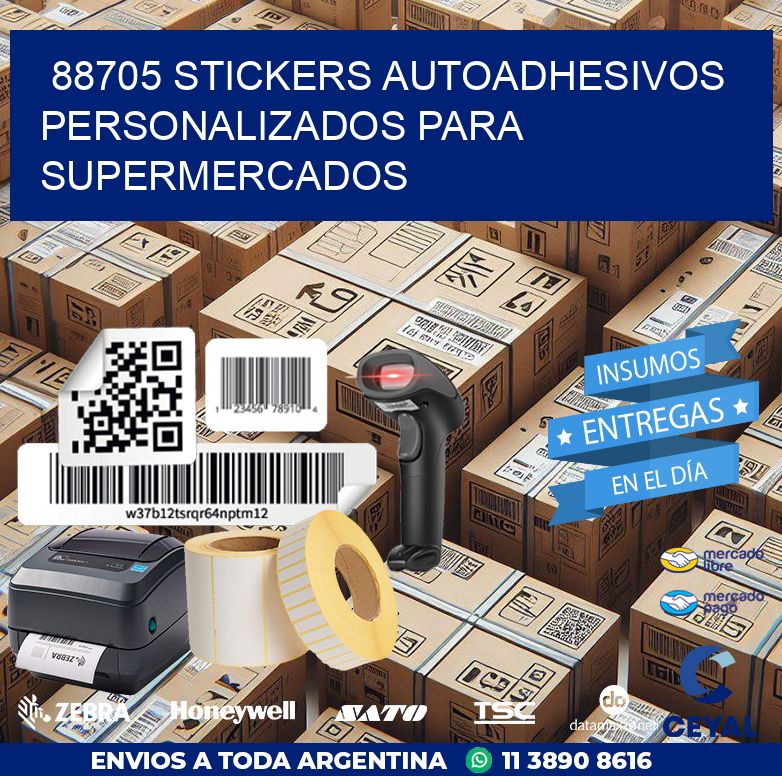 88705 STICKERS AUTOADHESIVOS PERSONALIZADOS PARA SUPERMERCADOS
