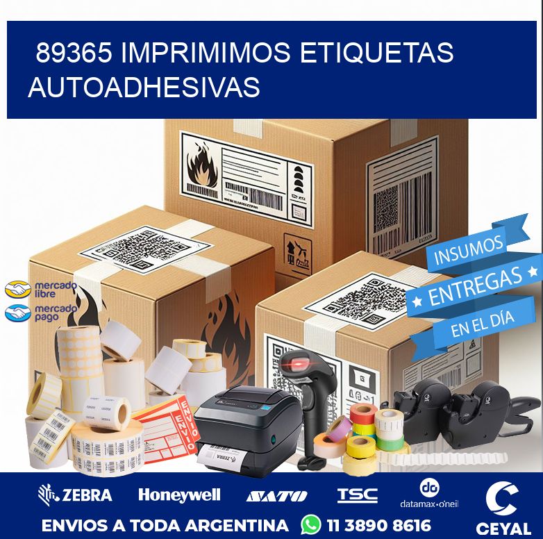 89365 IMPRIMIMOS ETIQUETAS AUTOADHESIVAS