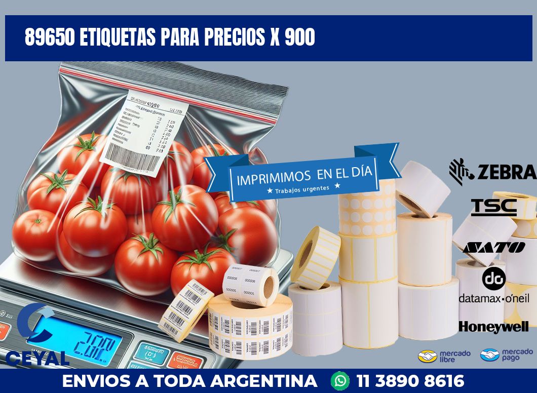 89650 ETIQUETAS PARA PRECIOS X 900