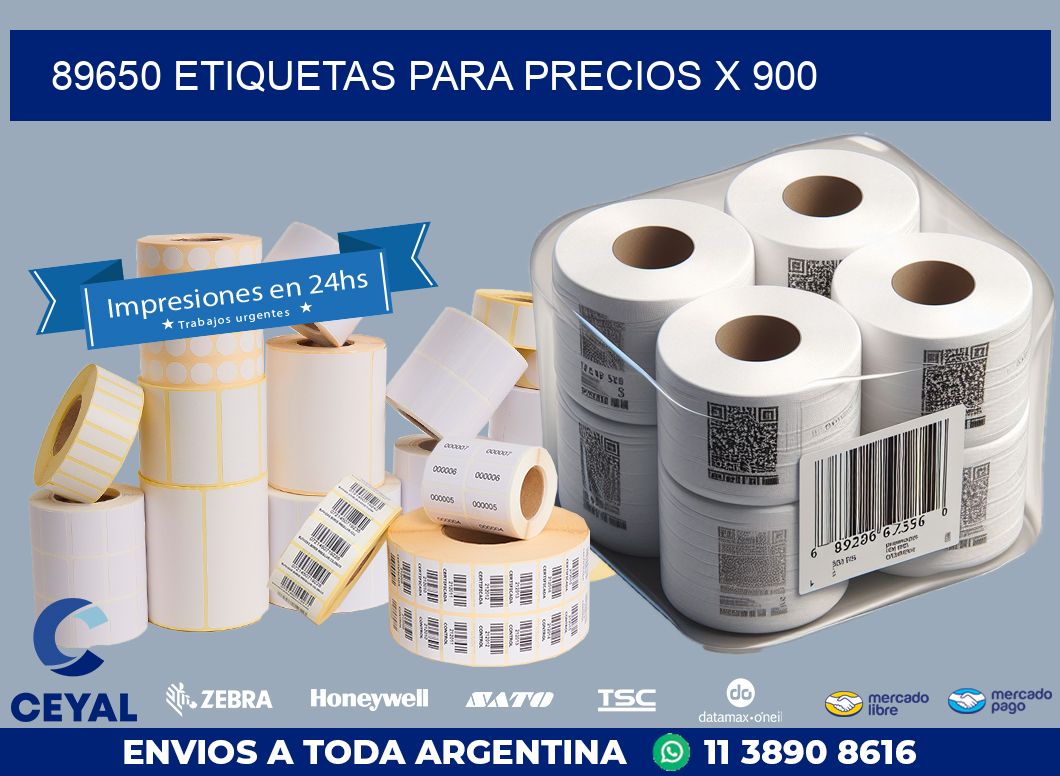 89650 ETIQUETAS PARA PRECIOS X 900