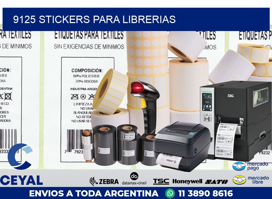 9125 STICKERS PARA LIBRERIAS