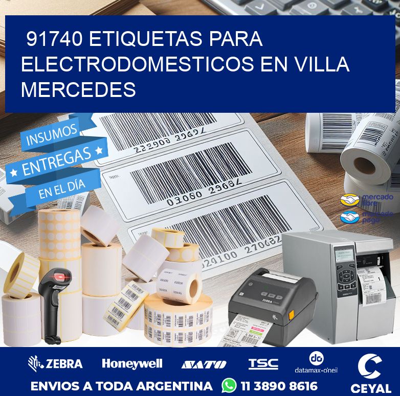 91740 ETIQUETAS PARA ELECTRODOMESTICOS EN VILLA MERCEDES