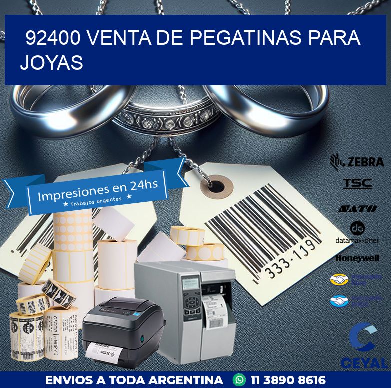 92400 VENTA DE PEGATINAS PARA JOYAS