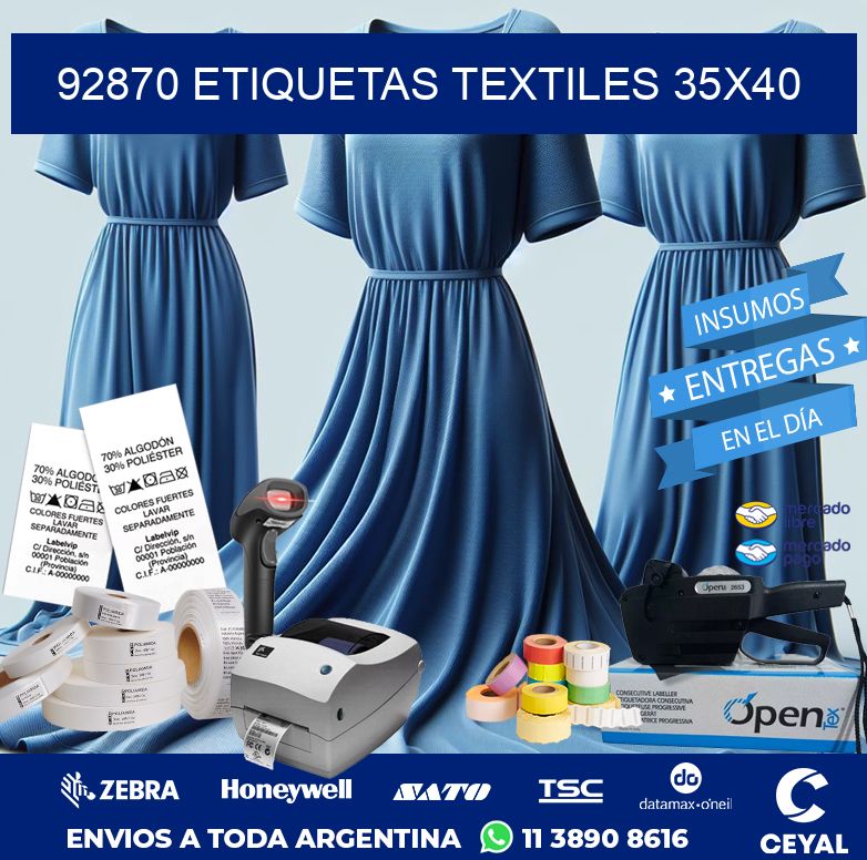 92870 ETIQUETAS TEXTILES 35X40