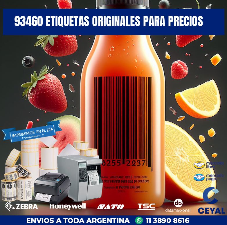 93460 ETIQUETAS ORIGINALES PARA PRECIOS