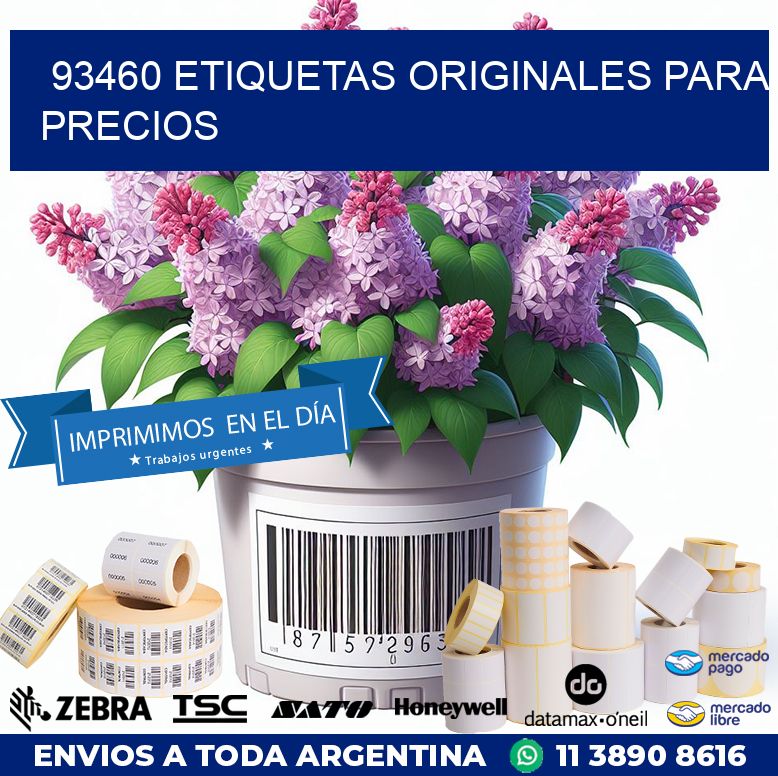 93460 ETIQUETAS ORIGINALES PARA PRECIOS