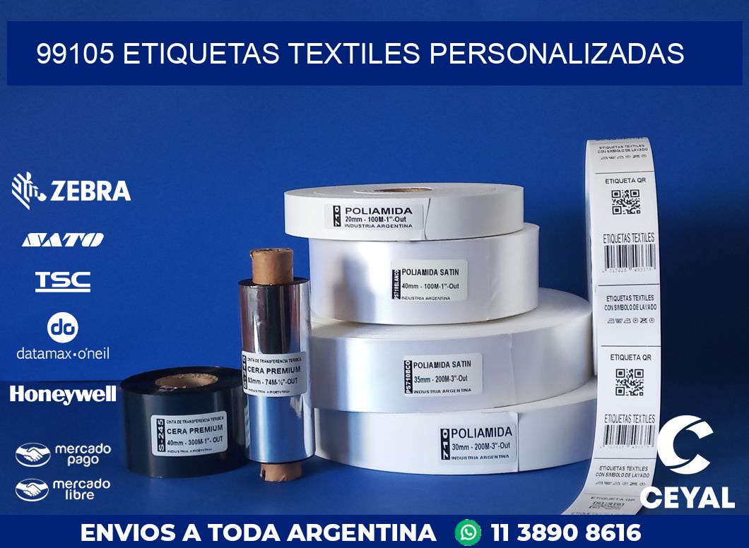99105 ETIQUETAS TEXTILES PERSONALIZADAS
