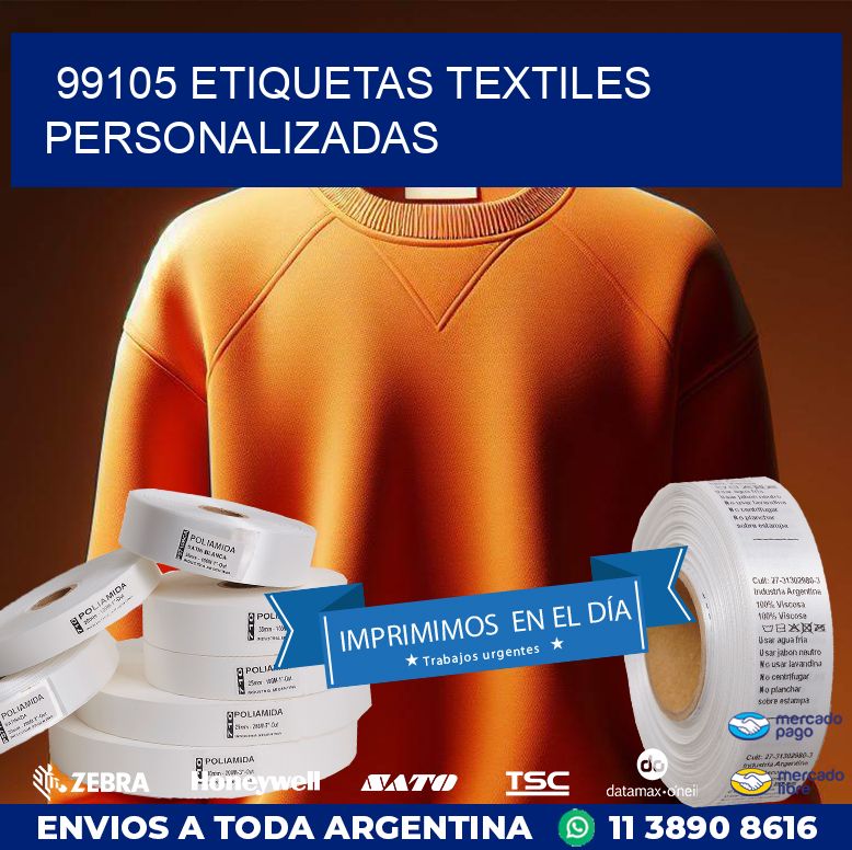 99105 ETIQUETAS TEXTILES PERSONALIZADAS