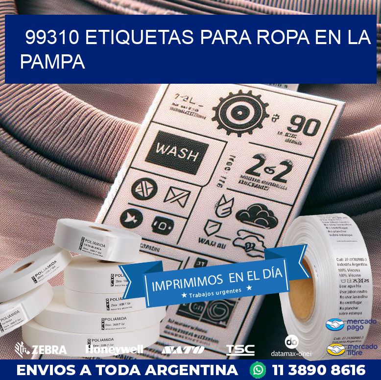 99310 ETIQUETAS PARA ROPA EN LA PAMPA