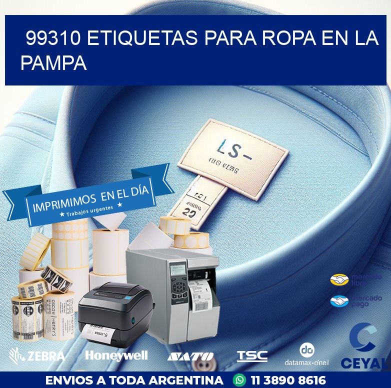 99310 ETIQUETAS PARA ROPA EN LA PAMPA