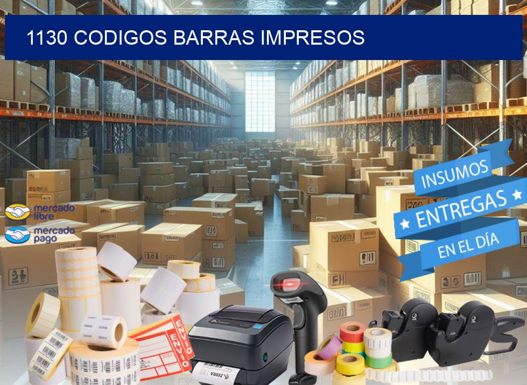 1130 CODIGOS BARRAS IMPRESOS