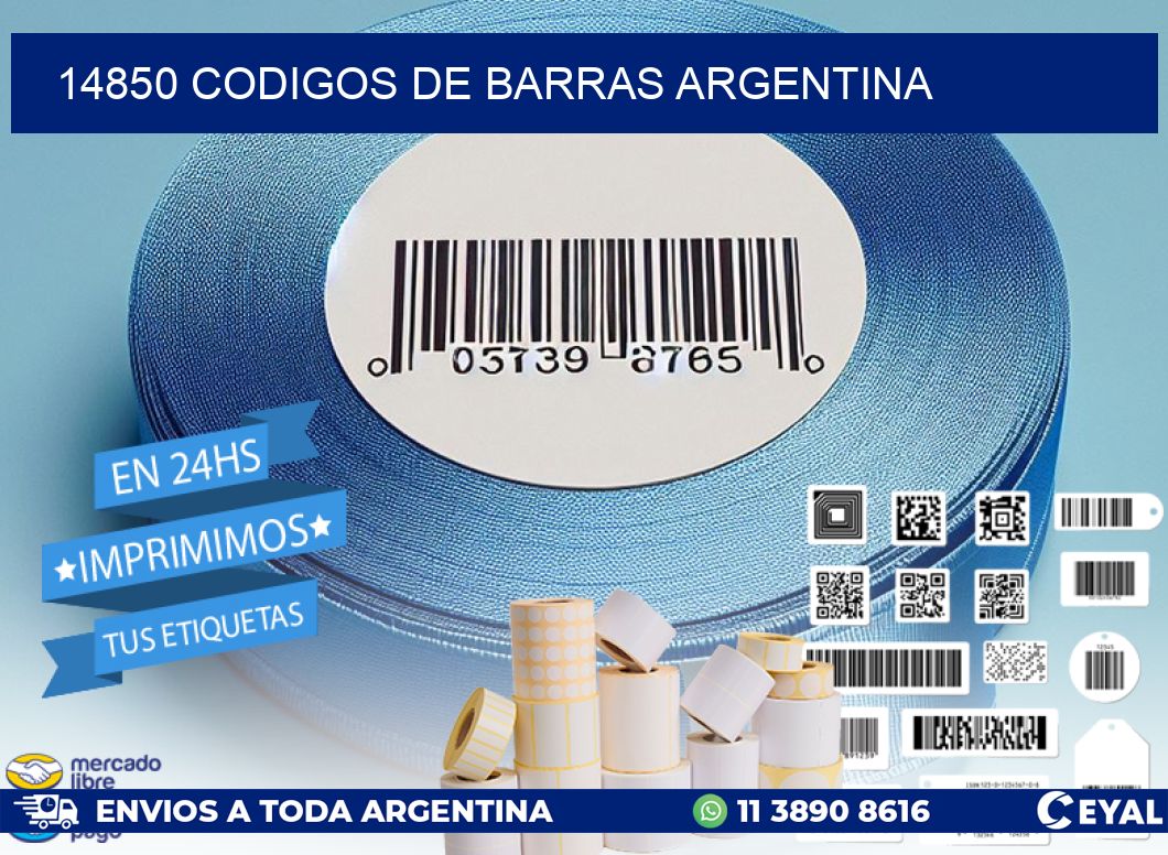 14850 CODIGOS DE BARRAS ARGENTINA