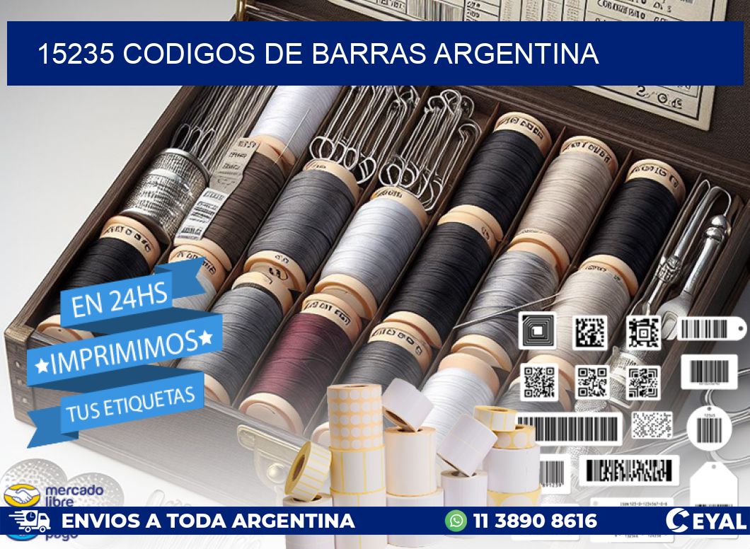 15235 CODIGOS DE BARRAS ARGENTINA