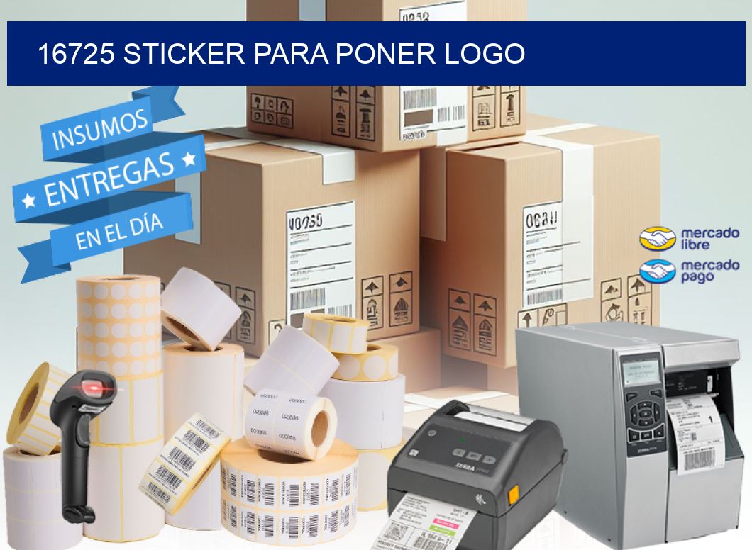 16725 STICKER PARA PONER LOGO