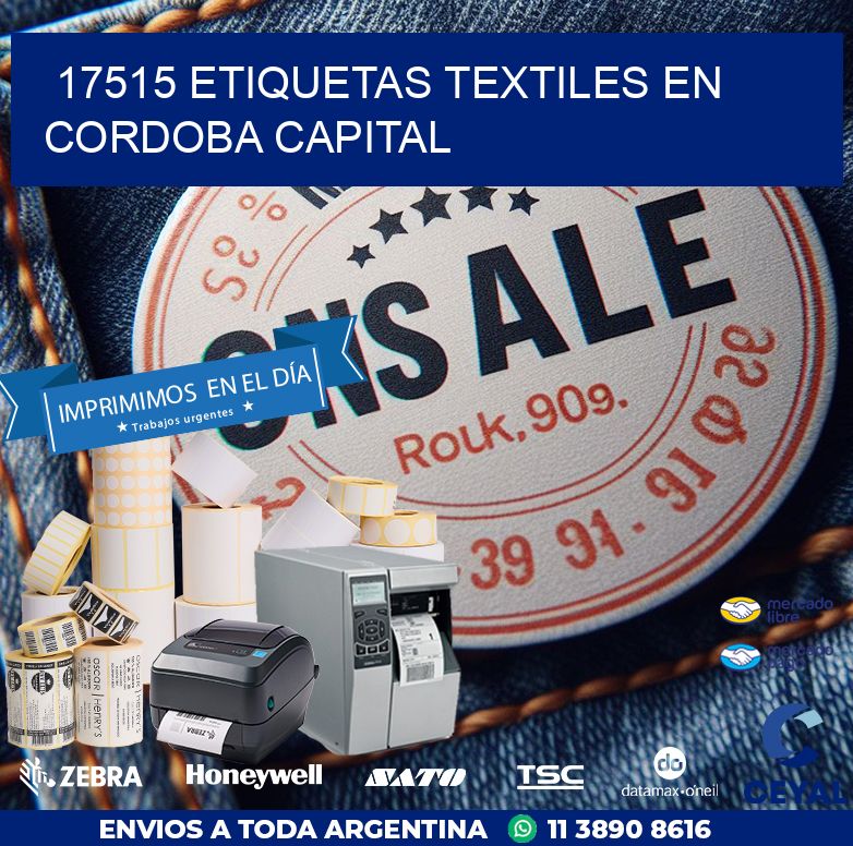17515 ETIQUETAS TEXTILES EN CORDOBA CAPITAL