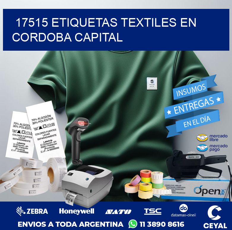 17515 ETIQUETAS TEXTILES EN CORDOBA CAPITAL