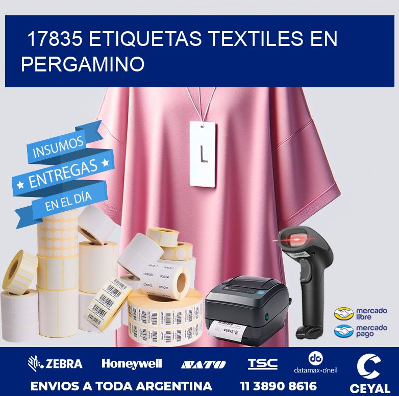 17835 ETIQUETAS TEXTILES EN PERGAMINO
