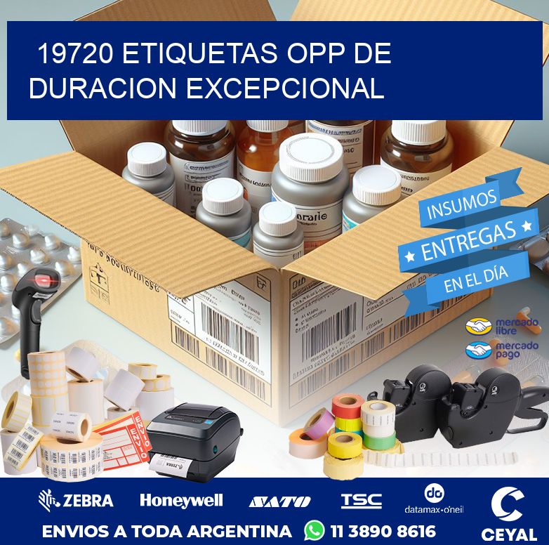 19720 ETIQUETAS OPP DE DURACION EXCEPCIONAL