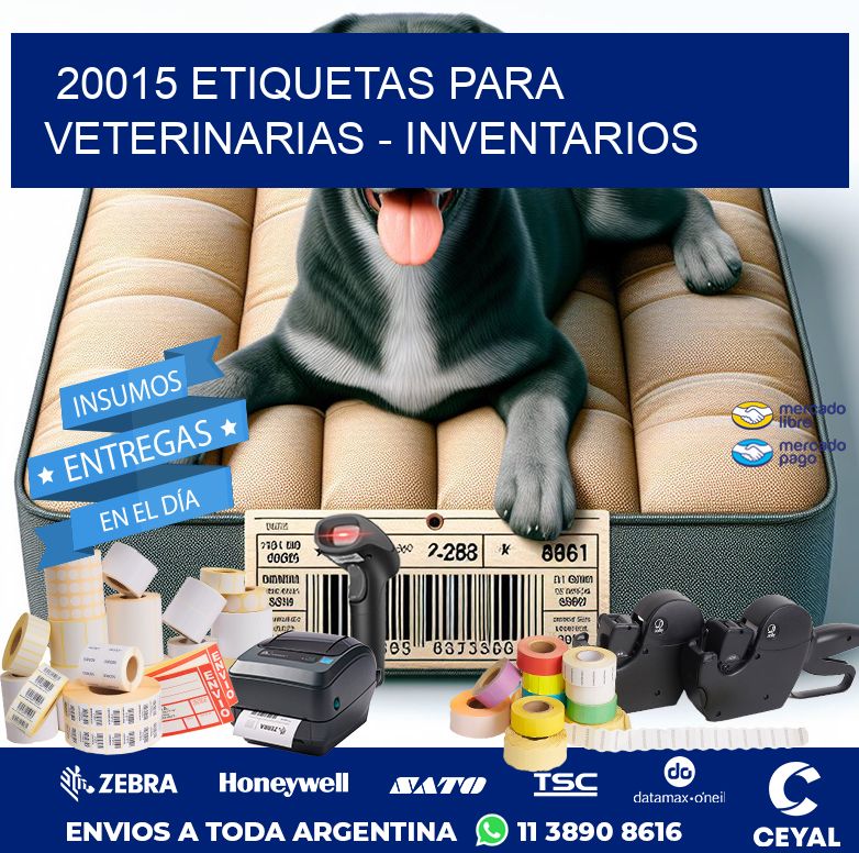 20015 ETIQUETAS PARA VETERINARIAS - INVENTARIOS