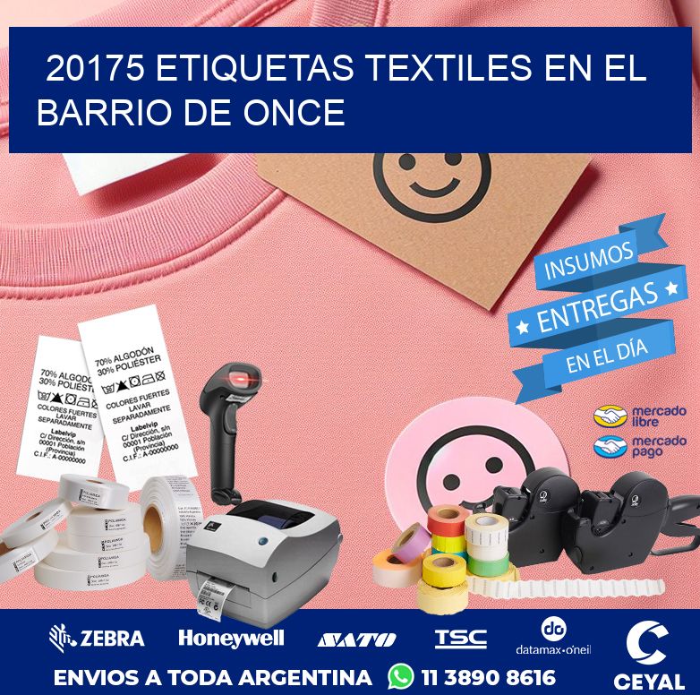 20175 ETIQUETAS TEXTILES EN EL BARRIO DE ONCE