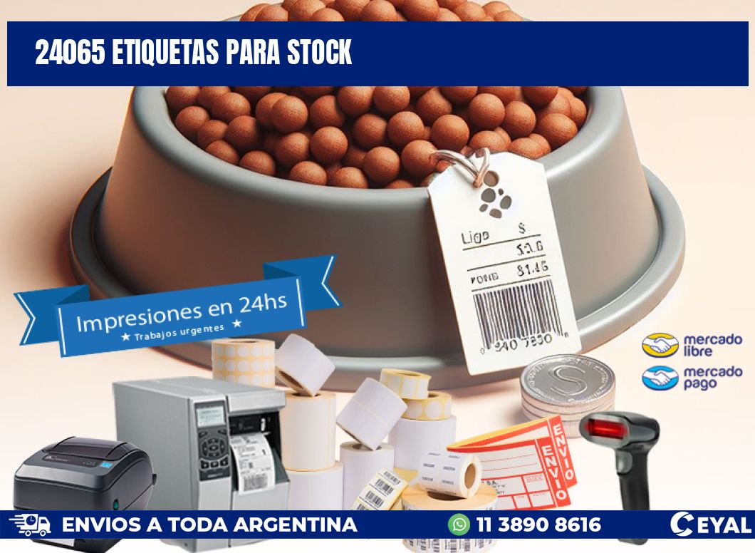 24065 ETIQUETAS PARA STOCK