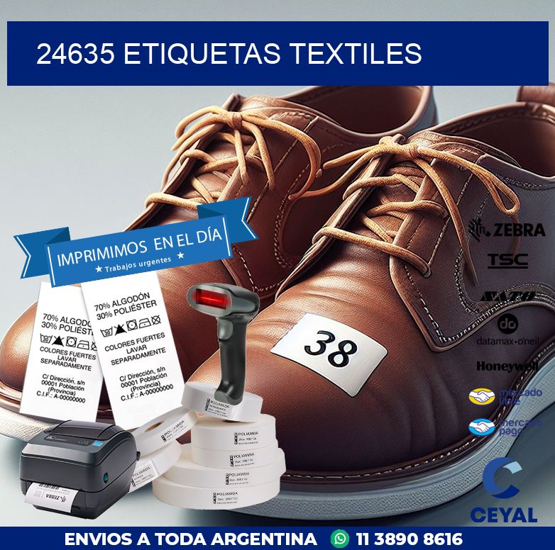 24635 ETIQUETAS TEXTILES