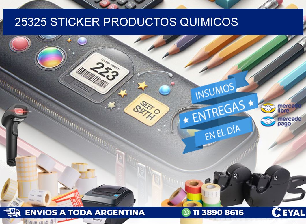 25325 STICKER PRODUCTOS QUIMICOS