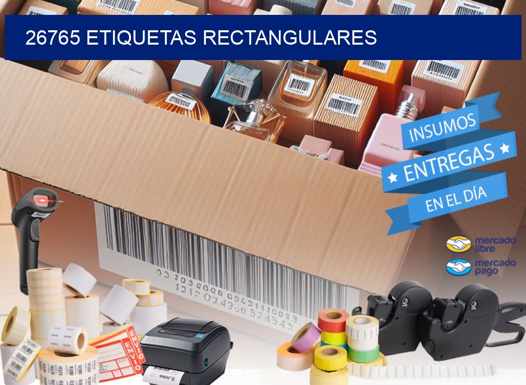 26765 etiquetas rectangulares