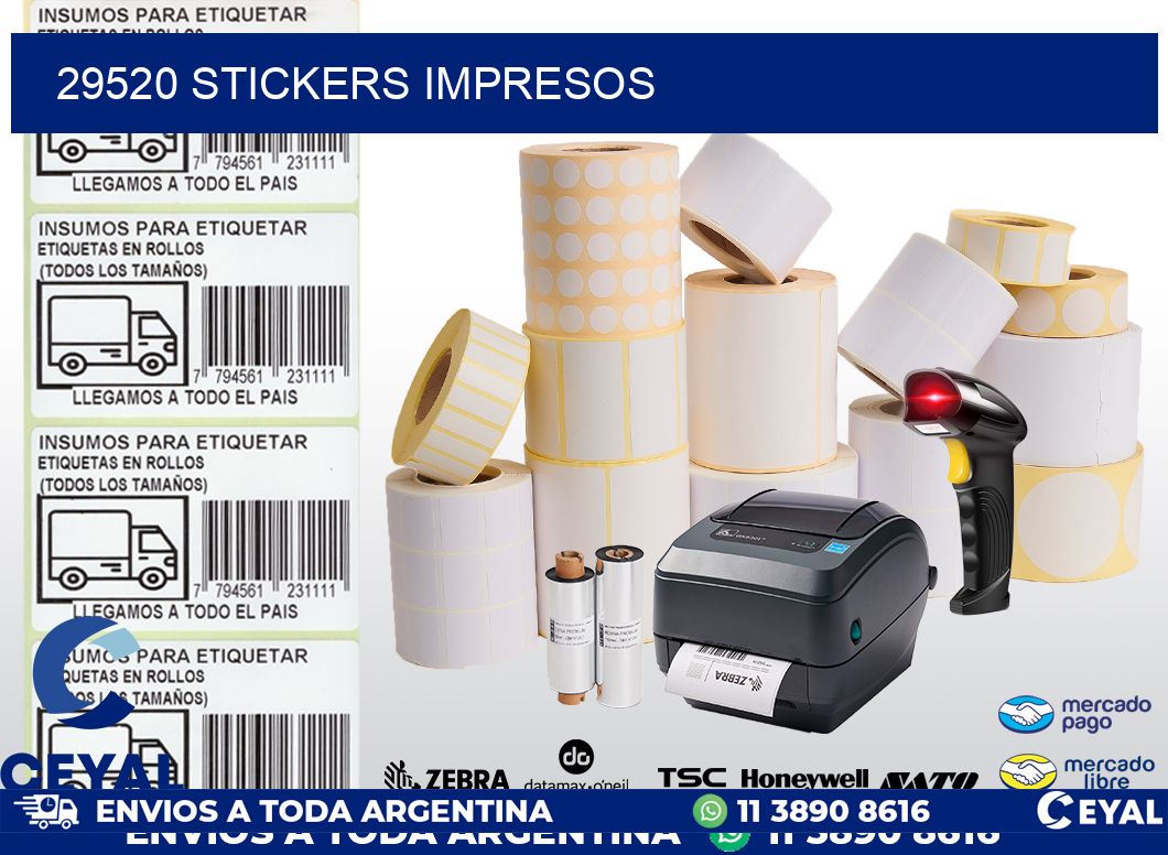 29520 Stickers impresos