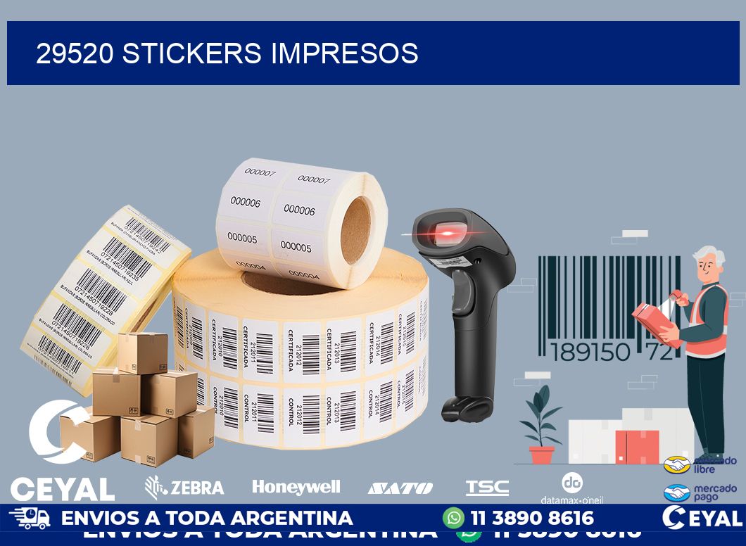 29520 Stickers impresos