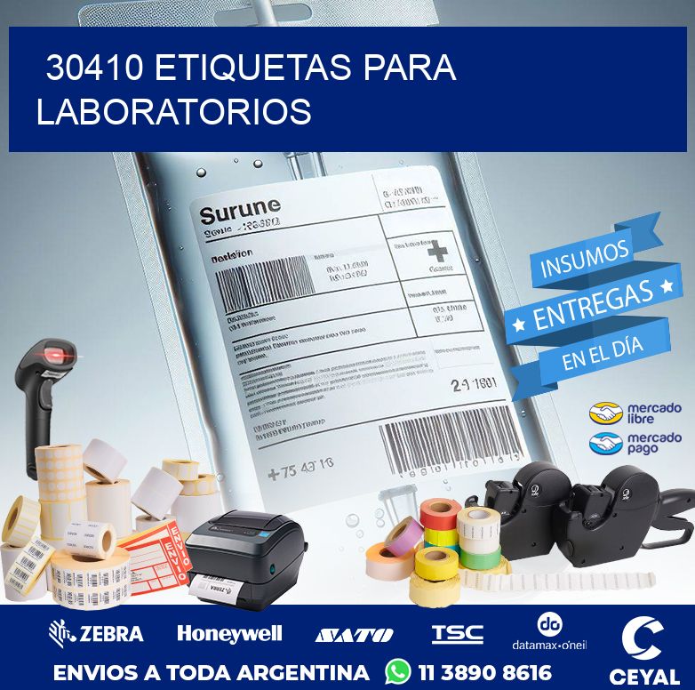 30410 ETIQUETAS PARA LABORATORIOS