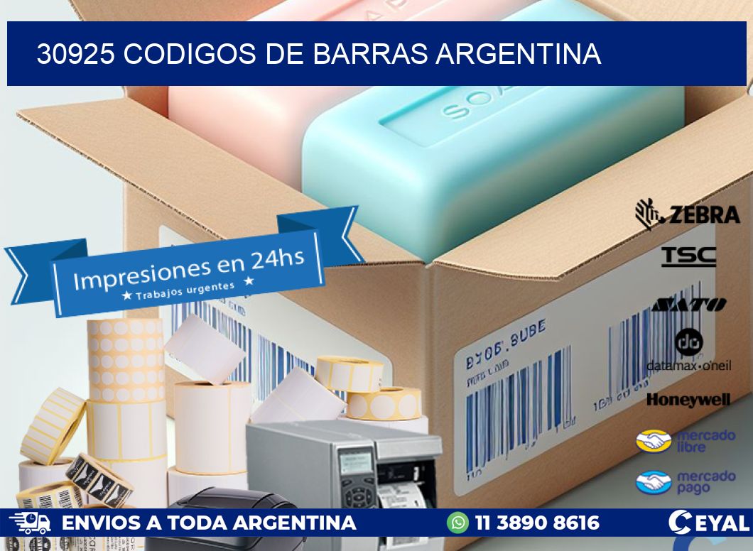 30925 CODIGOS DE BARRAS ARGENTINA