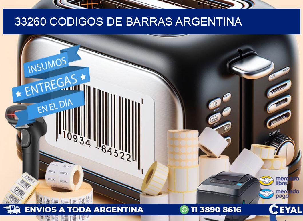 33260 CODIGOS DE BARRAS ARGENTINA