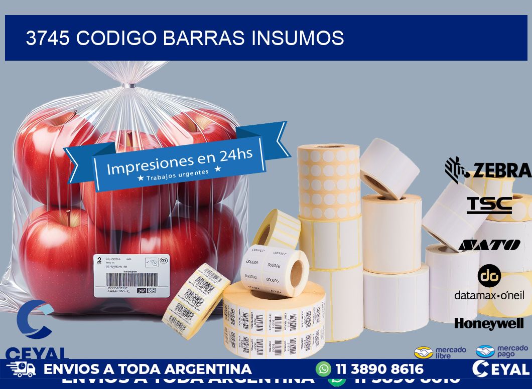 3745 CODIGO BARRAS INSUMOS