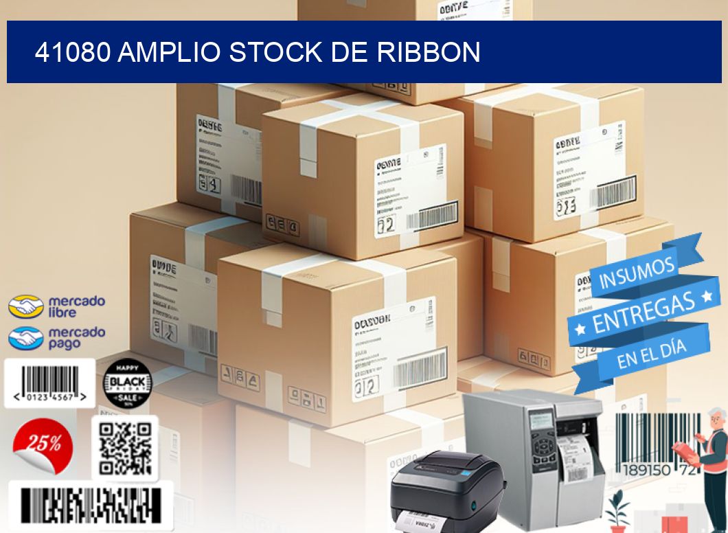 41080 AMPLIO STOCK DE RIBBON