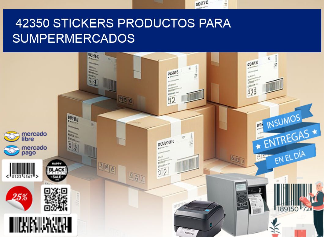 42350 STICKERS PRODUCTOS PARA SUMPERMERCADOS